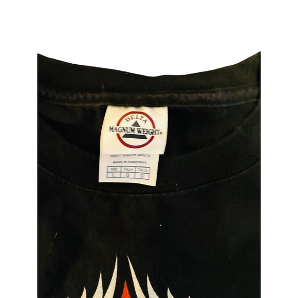 Vtg Harley Davidson Long Sleeve T Live To Give Delta Magnum Weight Men Sz L A26 - Picture 3 of 6